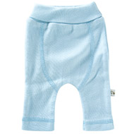 Sprout Collection Premature Clothing ~ Light Blue Cotton Rib Knit Pant
