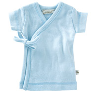 Little Sprout Collection ~ Organic Preemie Clothing ~ Blue Cotton Rib Knit TShirt